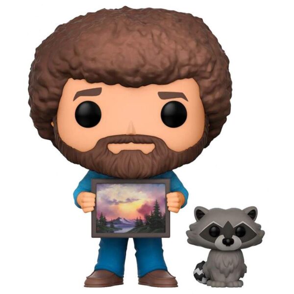 Boneco Bob Ross and Raccoon - The of Painting Pop! 558