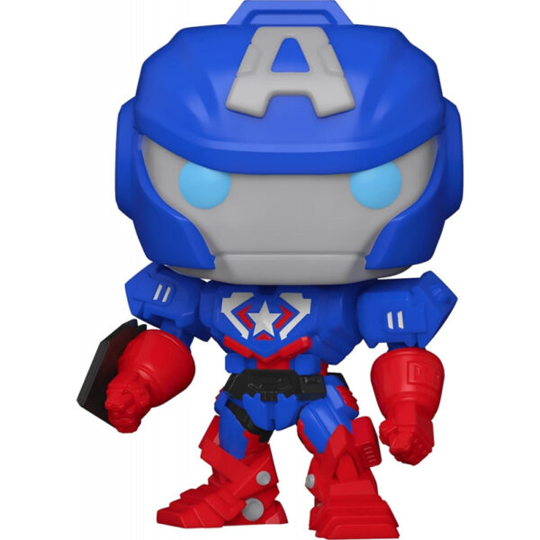 Boneco Captain America - Avengers Mech Strike - Funko POP! 829