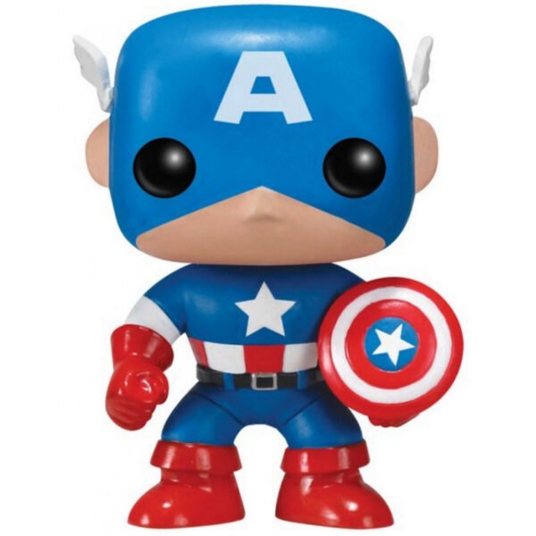 Boneco Captain America Funko POP! 06 Bobble Head