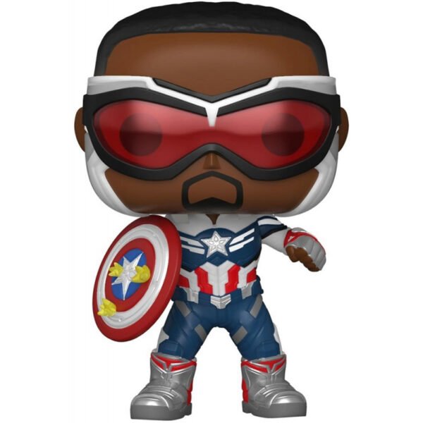 Boneco Captain America - The Falcon and The Winter Soldier - Funko POP! 818