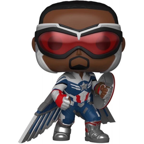 Boneco Captain America - The Falcon and The Winter Soldier - Funko POP! 819