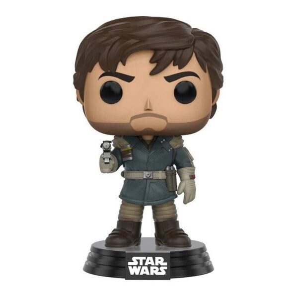 Boneco Captain Cassian Andor - Star Wars Rogue One - Funko POP! 139 - Bobble Head