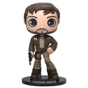 Boneco Captain Cassian - Star Wars: Rogue One - Funko Wobblers Booble-Heads