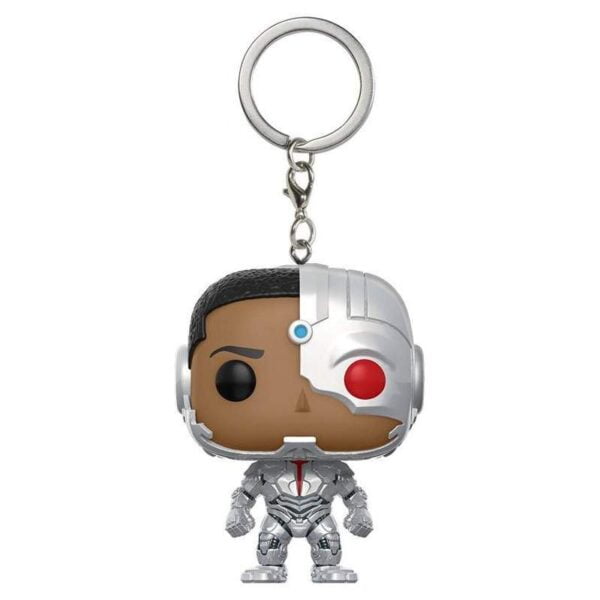 Boneco Chaveiro Cyborg - Justice League - Funko POP Pocket!