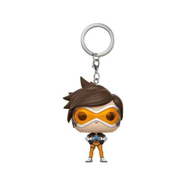 Boneco Chaveiro Tracer - Overwatch - Funko POP Pocket!