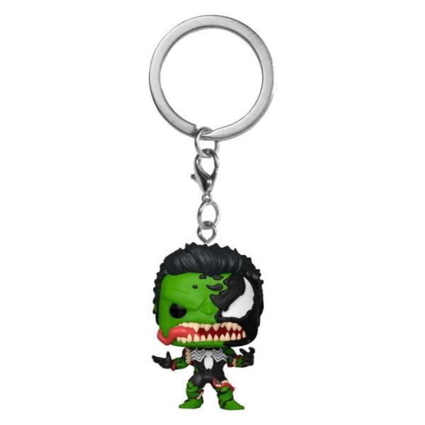 Boneco Chaveiro Venomised Hulk - Marvel Venom - Funko POP Pocket! Bobble Head