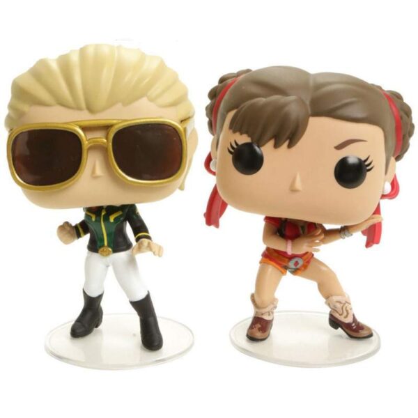 Boneco Exclusive Captain Marvel Vs Chun-Li Funko POP! 254