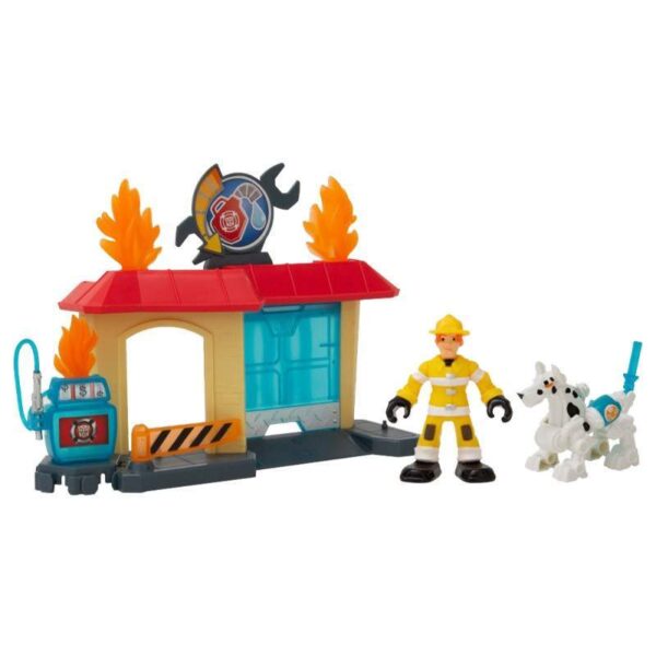 Boneco Hasbro Playskool Transformer Garagem de Griffin Rock B4963-B4964