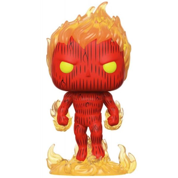 Boneco Human Torch - Fantastic Four 4 - Funko Pop! 559