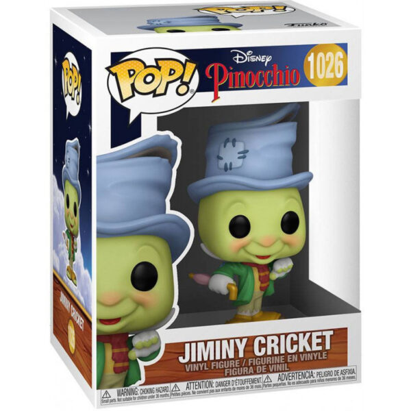 Boneco Jiminy Cricket - Disney Pinocchio - Funko POP! 1026