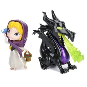 Boneco Metalfigs Disney Maleficent & Briar Rose D3 4" - 98253