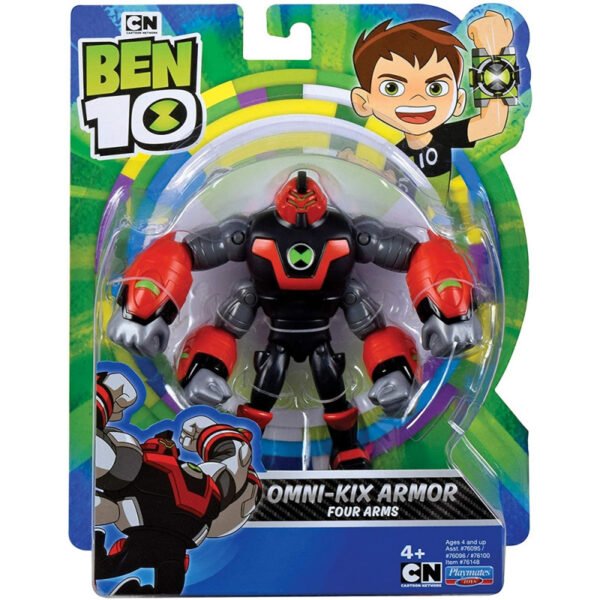 Boneco Playmates Ben 10 Omni-Kix Armor / Four Arms - 76148