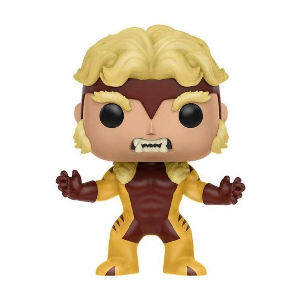 Boneco Sabretooth - X-Men - Funko POP! 181 Bobble Head