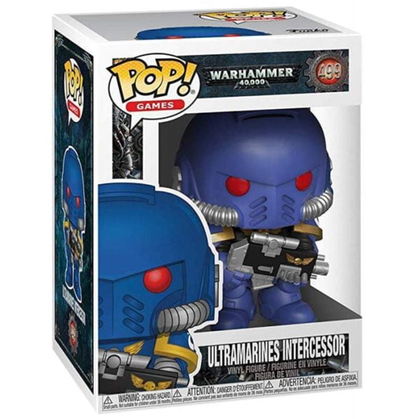 Boneco Ultramarines Intercessor - Warhammer - Funko Pop! 599