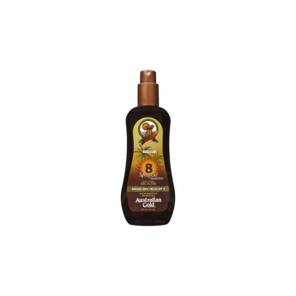 Bronzeador Australian Gold Spray Gel Sunscreen FPS 8 - 237mL