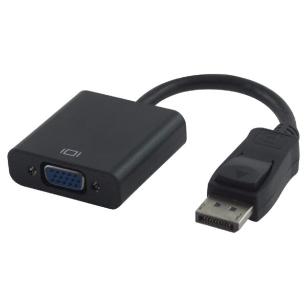 Cabo Adaptador HLD DisplayPort para VGA Fêmea - Preto