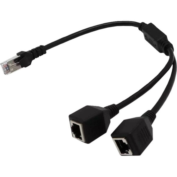 Cabo Adaptador HLD RJ45 Macho a 2xRJ45 Fêmea