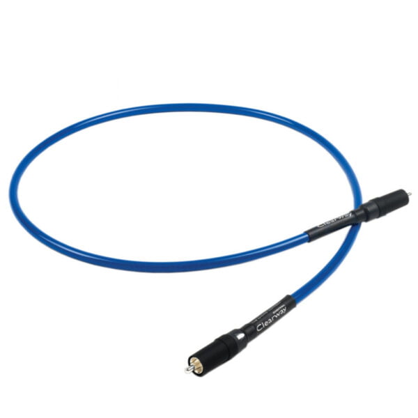 Cabo Coaxial The Chord Company Clearway Digital 1RCA 1 Metro Azul/Preto