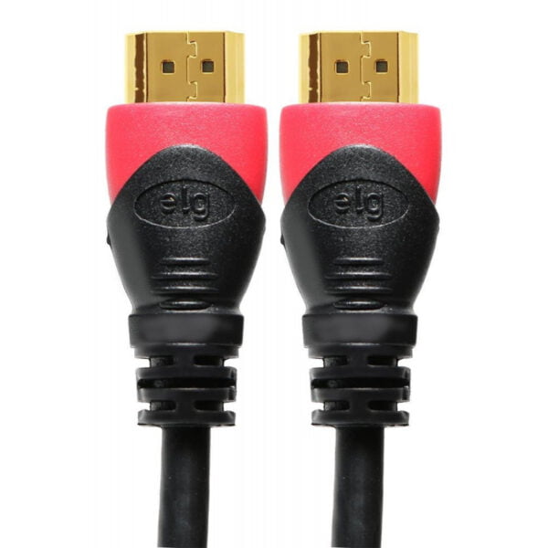 Cabo HDMI ELG HS2050 4k plug banhado a ouro 24K 2.0v 3D Ready (5 metros)