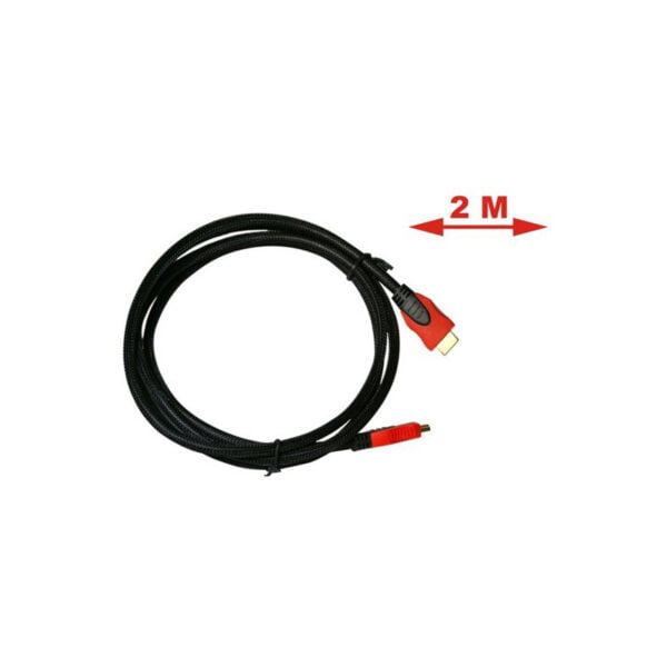 Cabo HDMI Satellite AL-12 Preto/Vermelho (2 Metros)