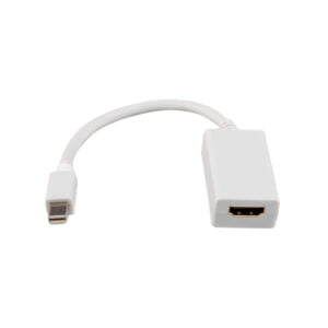 Cabo HLD Mini DisplayPort Macho a HDMI Fêmea 14cm Branco