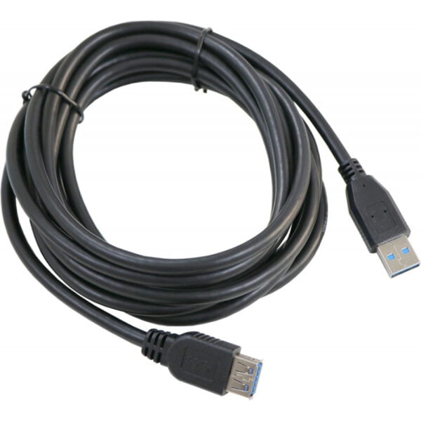 Cabo HLD USB 3.0 Macho/Fêmea 3 Metros Preto