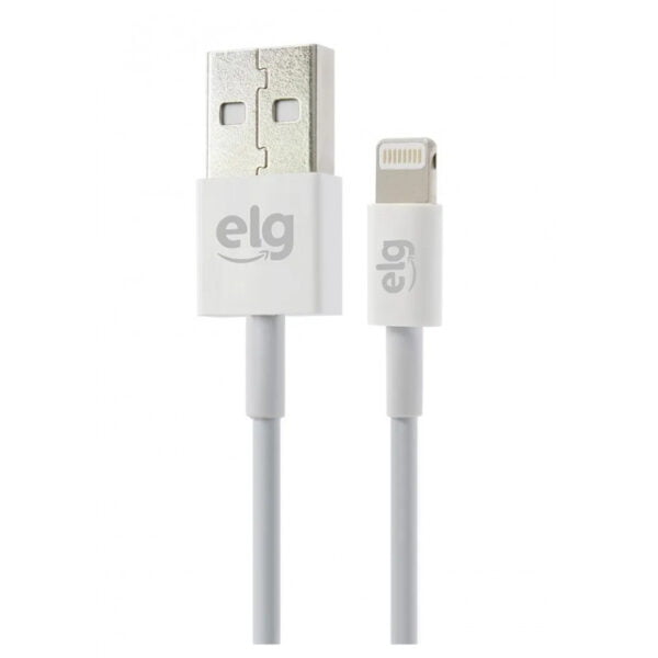 Cabo Lightning ELG EC810 Injetado em PVC (1 metros) Certificado Apple