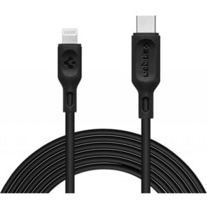 Cabo Lightning USB-C Spigen C10CL 000CA27021 1M - Preto