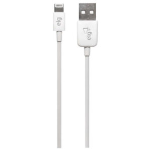 Cabo Lightning USB ELG C818 Injetado em PVC (1.8 metros) Branco - Certificado Apple
