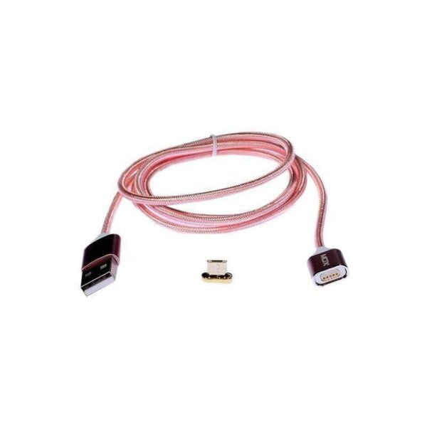 Cabo Mox USB Magnetic MO-76 1m - Rosa