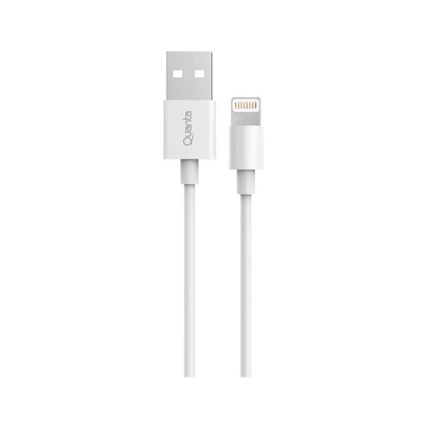 Cabo USB Lightning Quanta QTCUL15 1M Branco