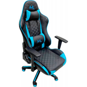 Cadeira Gamer MTEK MK01 Reclinável - Preto/Azul