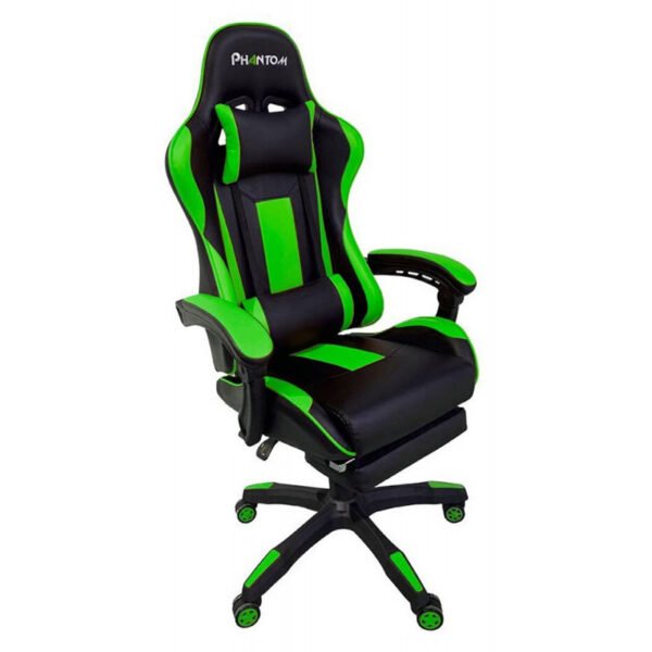 Cadeira Gaming Empoli Phantom HESX0038 (Ajustável) Verde/Preto