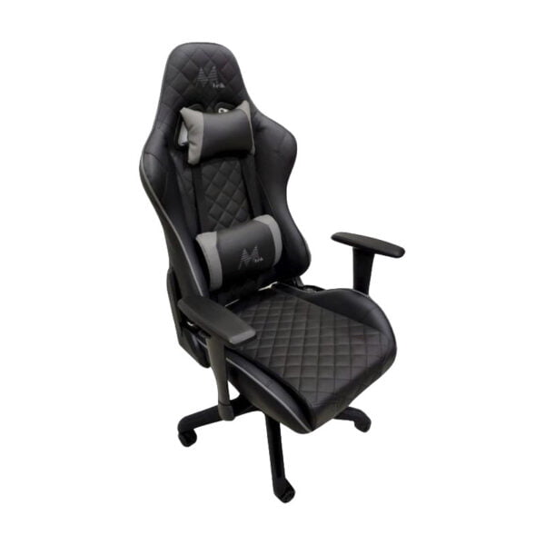 Cadeira Gaming MTEK MK01 (Ajustável) Cinza/Preto