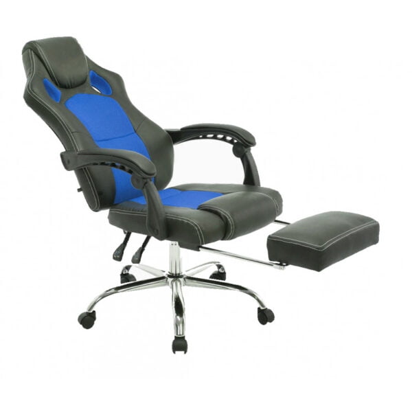 Cadeira Gaming Zensei ZS011 Preto/Azul