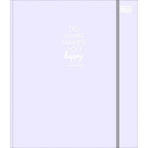 Caderno Argolado Tilibra Happy com Elastano (80 folhas)