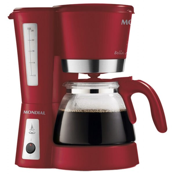 Cafeteira Elétrica Mondial Bella Arome C-26 Vermelho (26 xícaras) 220V-60Hz