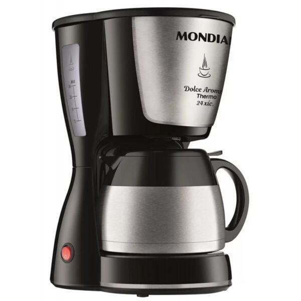 Cafeteira Elétrica Mondial Dolce Arome Inox C-33 (24 xícaras) 220V/50-60Hz