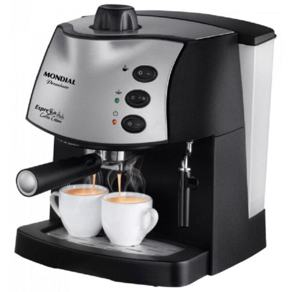 Cafeteira Expresso Mondial Coffee Cream Premium C-08 Preto 220V (15 Bar)