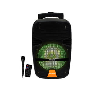 Caixa de Som Mega Star SPA122BTK 12'' 20000Watts - USB/TF Card/BT