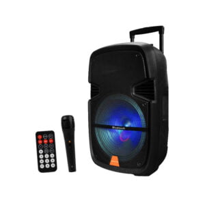 Caixa de Som Mega Star SPA151BTE 15'' 30000Watts - USB/TF Card/BT