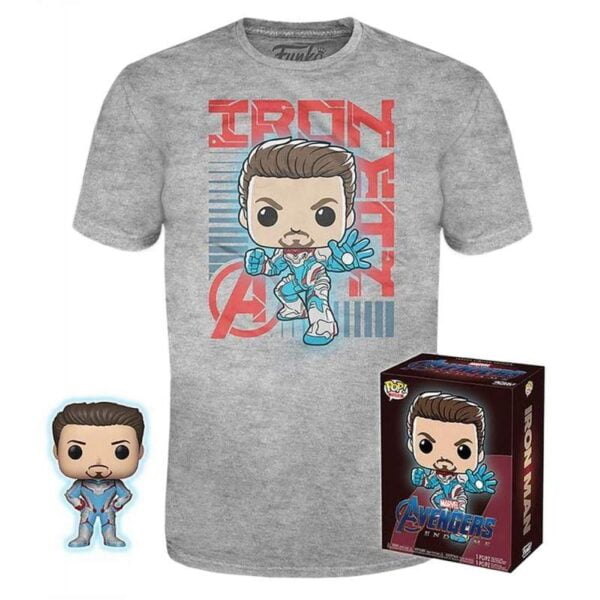 Caixa Marvel Avengers EndGame Iron Man - XL - Funko