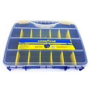 Caixa Organizadora Plástica para Pçs Goodyear GY-TB-5001 com 21 compartimentos 38cm/15"