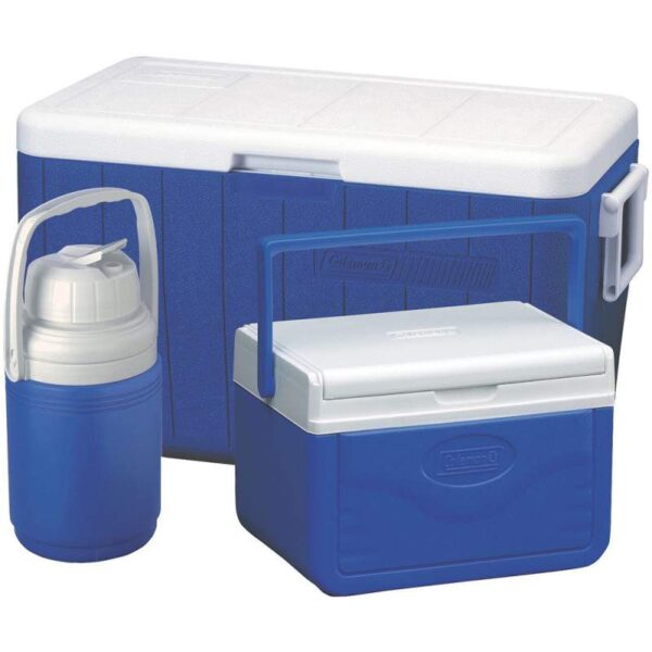 Caixa Térmica Coleman 48QT 3Pçs 3000000023 Azul