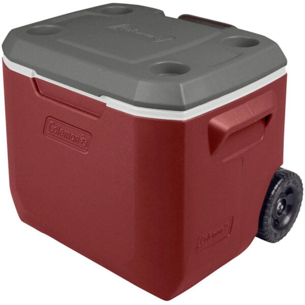 Caixa Térmica Coleman USA 50QT com Rodas 3000005888 Vermelho