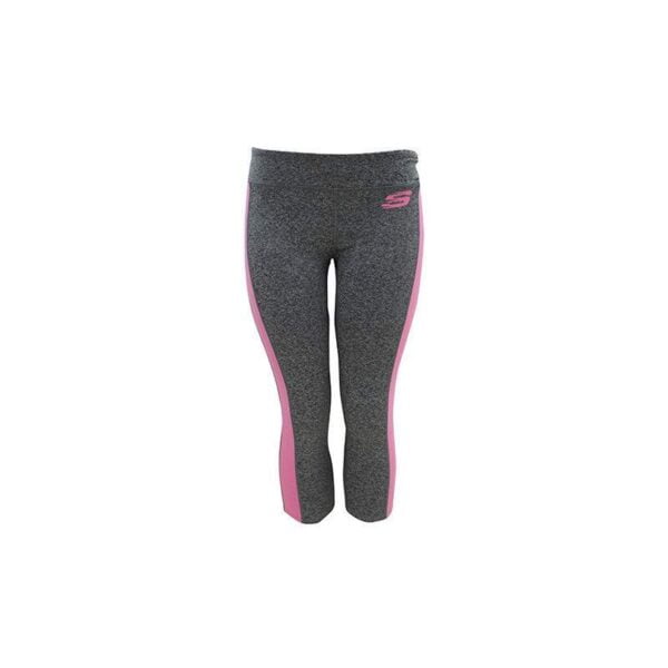 Calça Capri Skechers 262-3173011 Feminina Cinza/Rosa