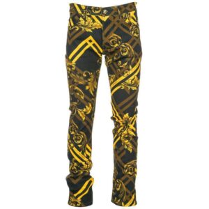 Calça Versace Jeans  A2GSB0S0 S0473 899 Masculino - Preto/Dourado