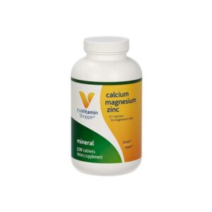 Calcium Magnesium Zinc The Vitamin Shoppe Mineral (100 Capsulas)