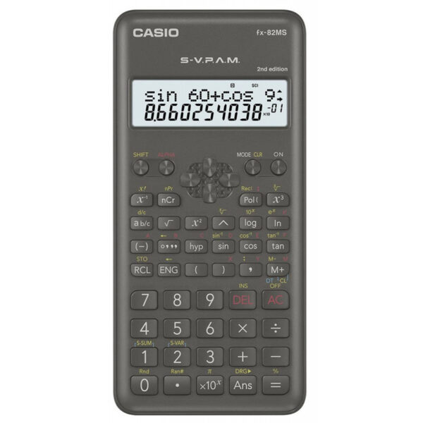 Calculadora Casio FX-82MS 2da Edição - Preto Carvão