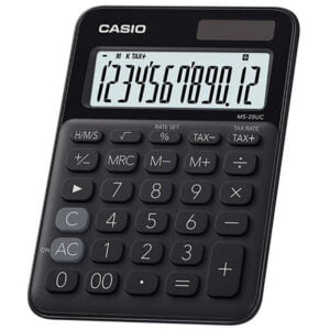 Calculadora Casio MS-20UC (12 Dígitos) - Preto